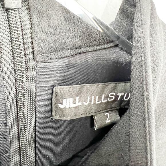 Jill Jill Stuart Cut Out Front A-Line Maxi Dress 2 Black - Picture 5 of 7